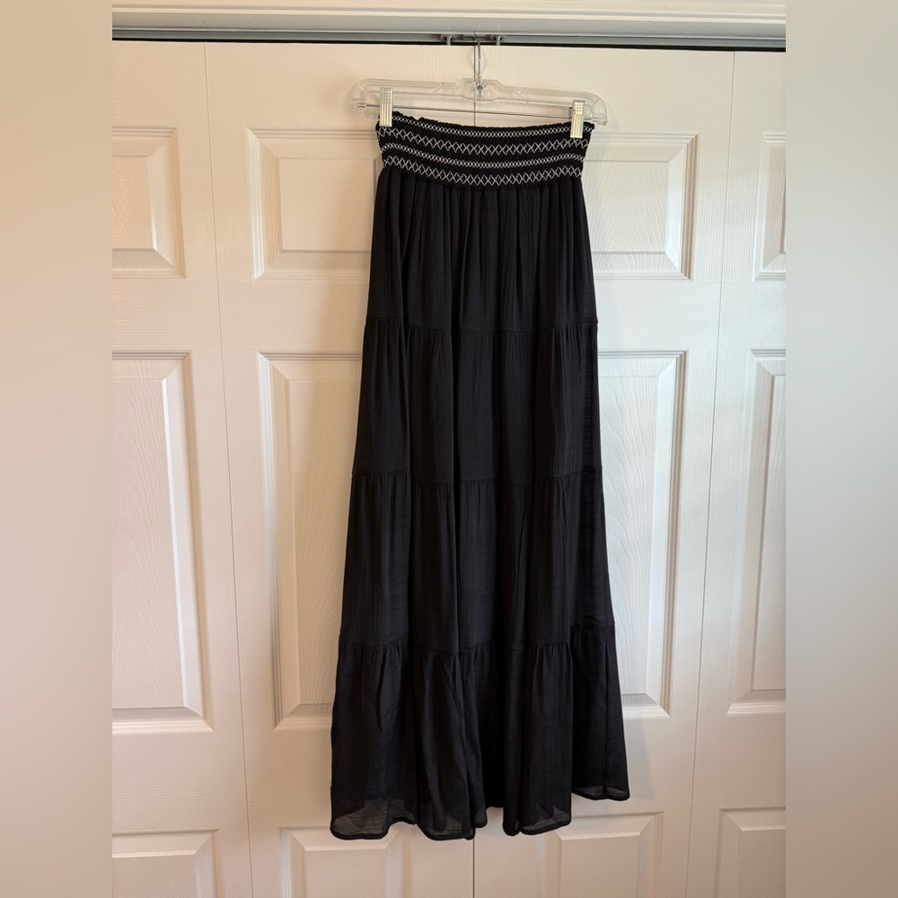 NWT Francesca’s Mi Ami Black Maxi Skirt - Picture 3 of 10